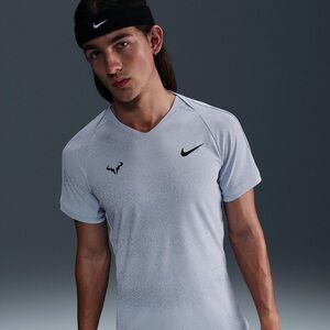 Nike [S] Rafa Nadal Men's Dri-FIT ADV Tennis Shirt - Ghost FD5409-058